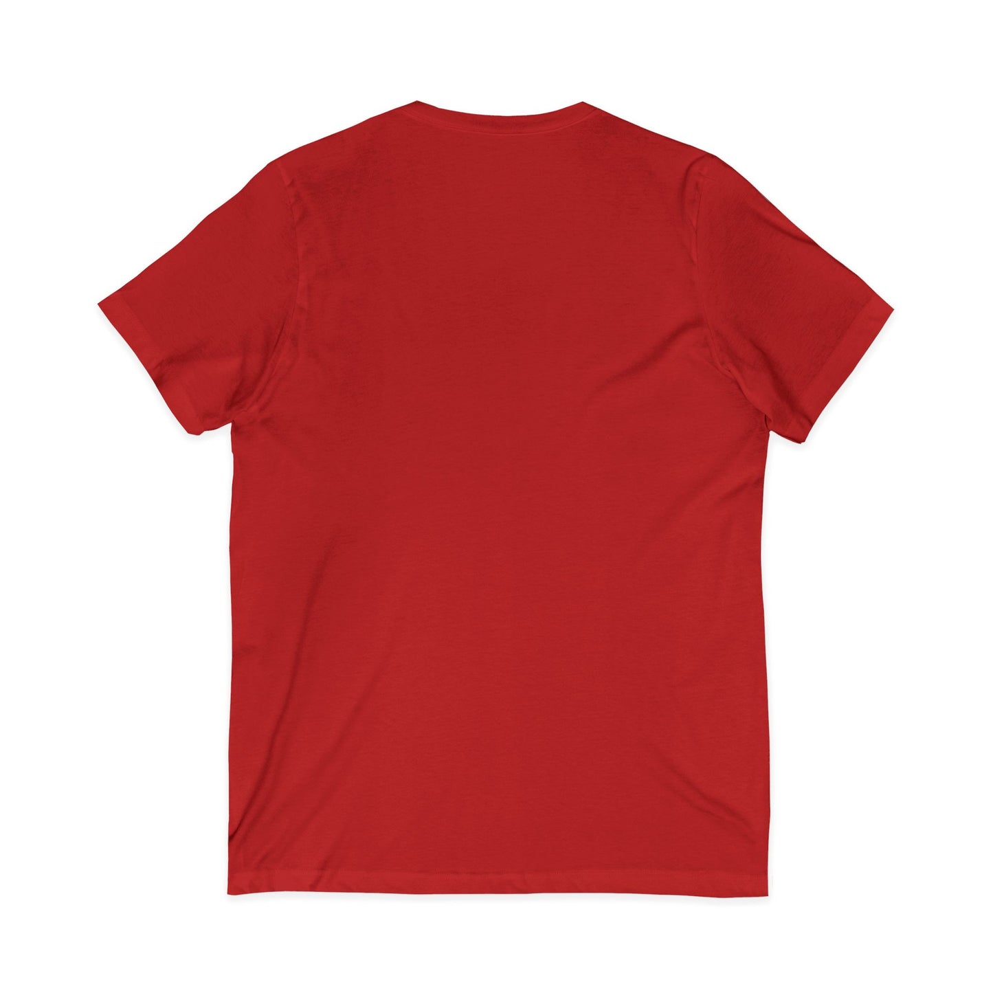 Alien Mushroom V-Neck Tee — Minimal UFO & Mushroom Graphic, Soft Unisex Fit