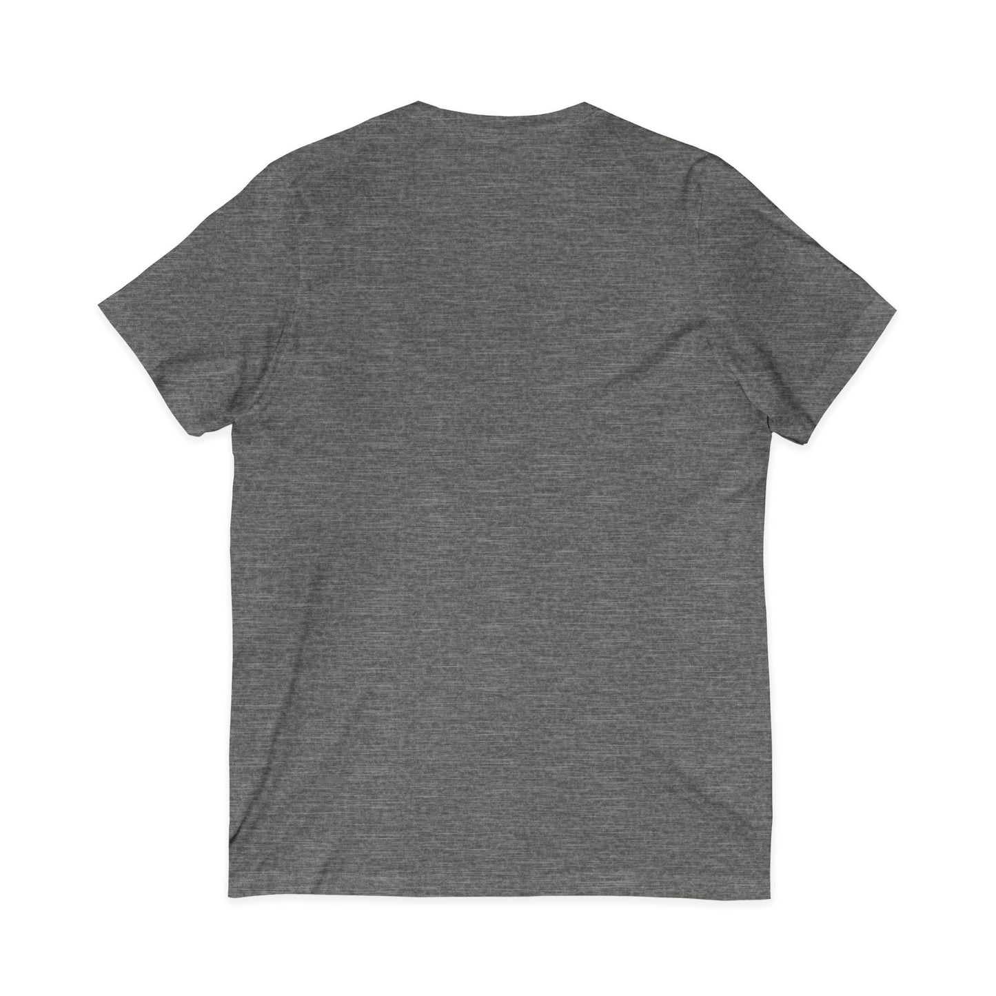 Alien Mushroom V-Neck Tee — Minimal UFO & Mushroom Graphic, Soft Unisex Fit