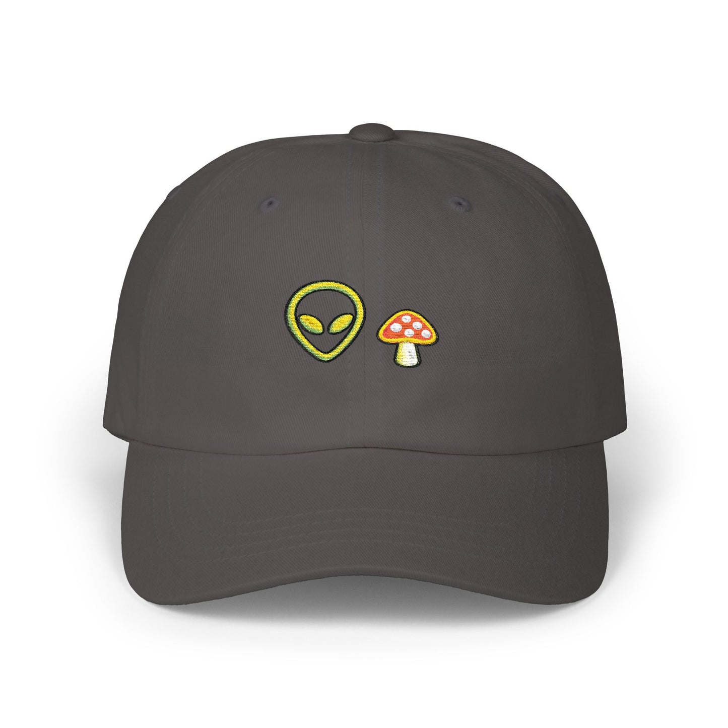 Alien Signal Unisex Dad Hat  – Minimal Streetwear Cap | Gnome Nebula