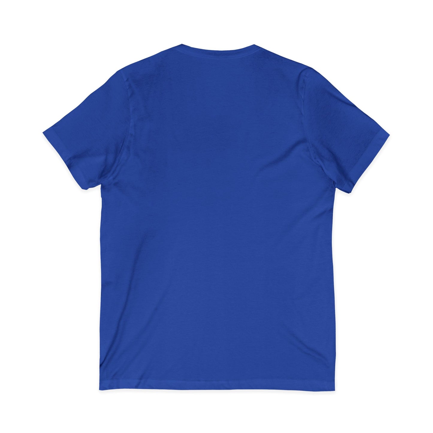 Alien Mushroom V-Neck Tee — Minimal UFO & Mushroom Graphic, Soft Unisex Fit
