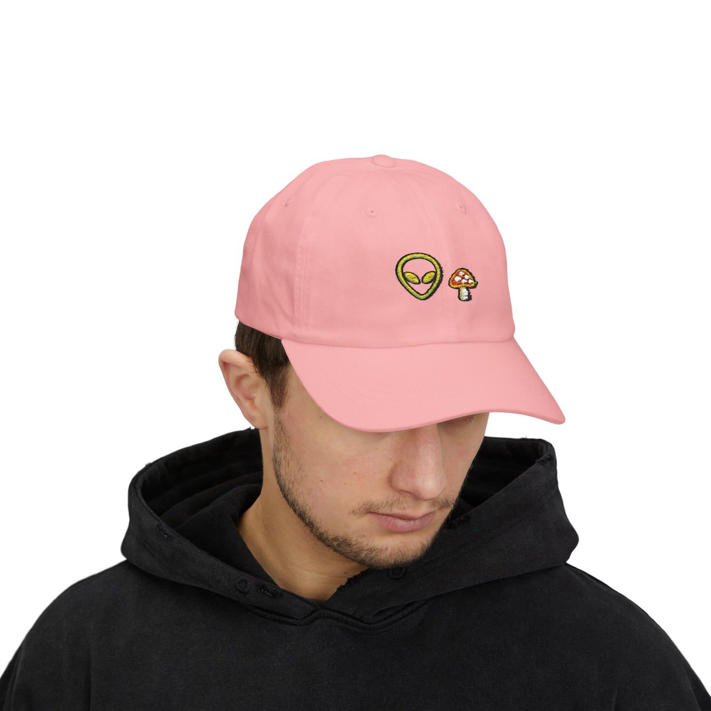 Alien Signal Unisex Dad Hat  – Minimal Streetwear Cap | Gnome Nebula