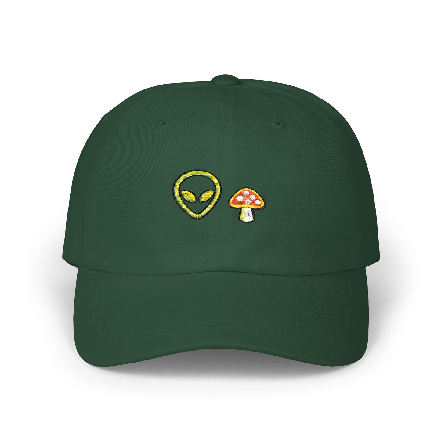 Alien Signal Unisex Dad Hat  – Minimal Streetwear Cap | Gnome Nebula