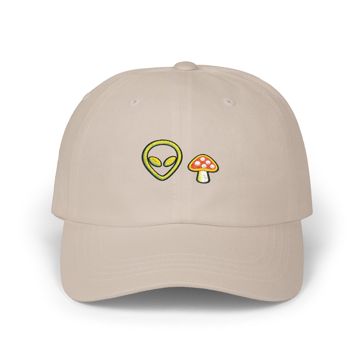 Alien Signal Unisex Dad Hat  – Minimal Streetwear Cap | Gnome Nebula