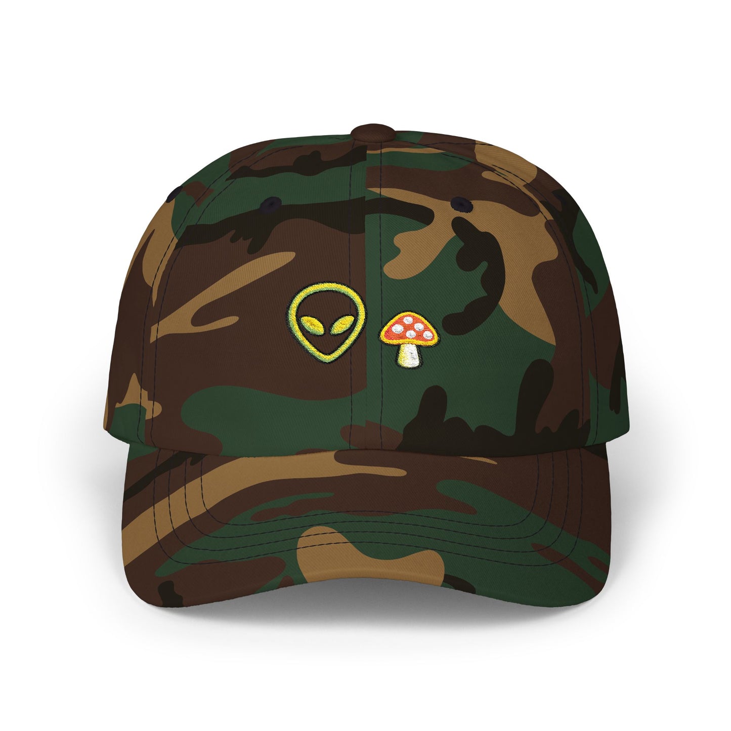 Alien Signal Unisex Dad Hat  – Minimal Streetwear Cap | Gnome Nebula