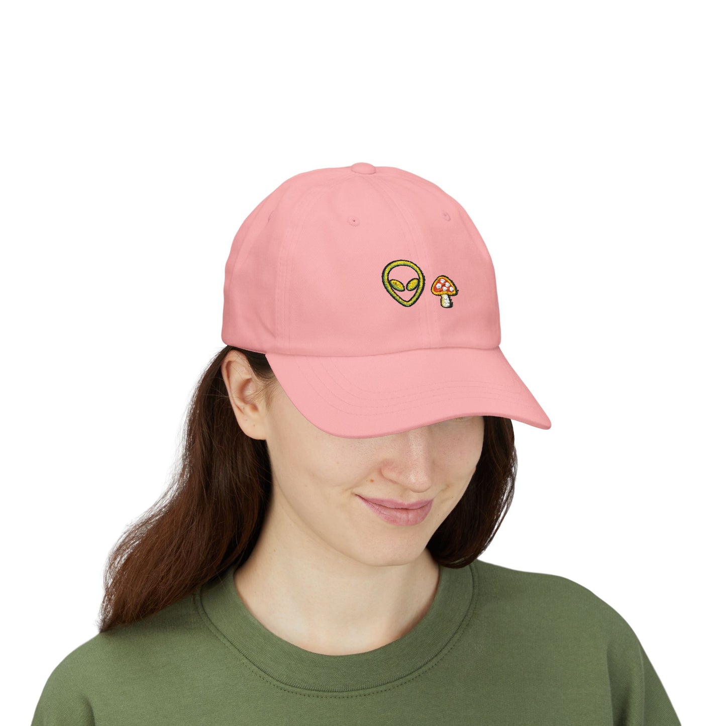 Alien Signal Unisex Dad Hat  – Minimal Streetwear Cap | Gnome Nebula
