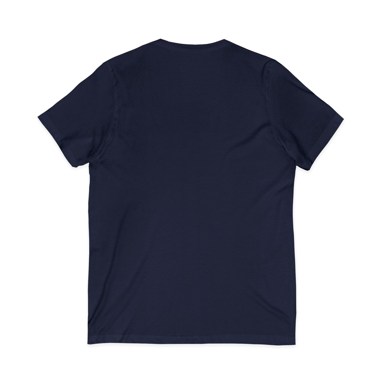 Alien Mushroom V-Neck Tee — Minimal UFO & Mushroom Graphic, Soft Unisex Fit