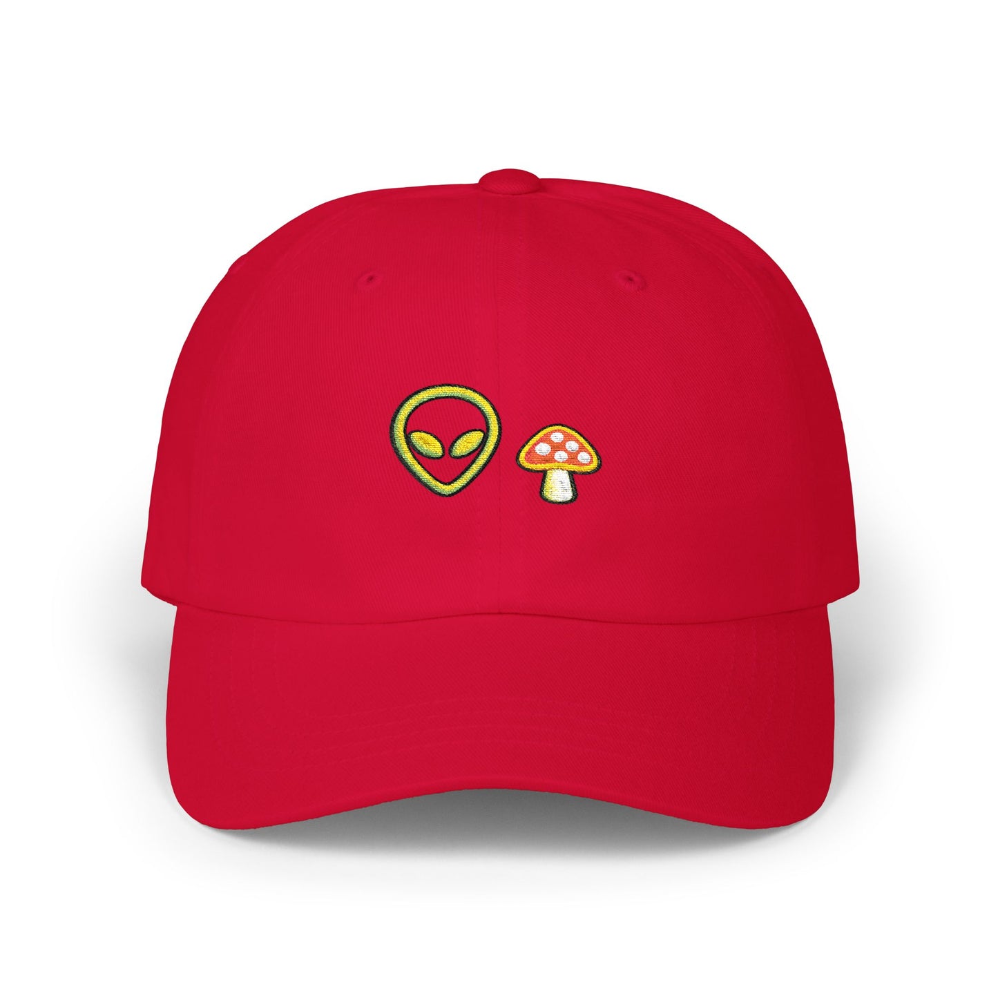 Alien Signal Unisex Dad Hat  – Minimal Streetwear Cap | Gnome Nebula