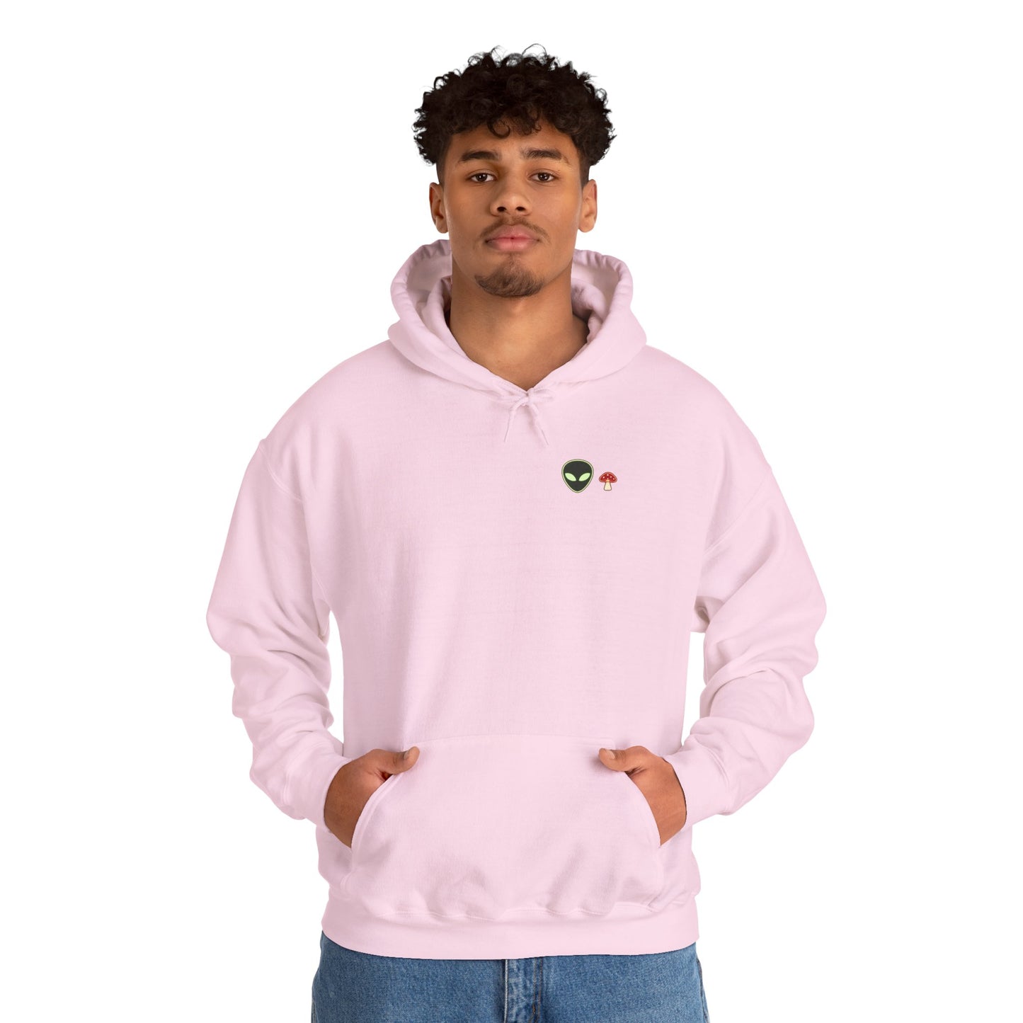 Neon Signal Hoodie – Alien Minimal Streetwear | Gnome Nebula